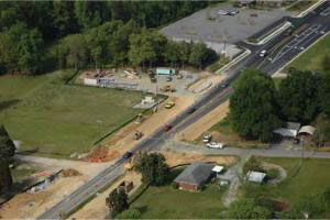 Sharpe Bros. is widening Hilltop Rd. in Greensboro, NC. 
