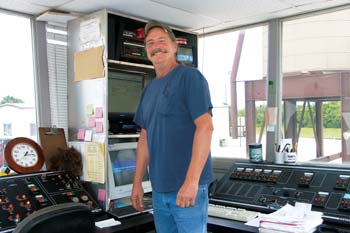 Ranger Construction’s Grant, FL, plant, with Phil Shough at the controls